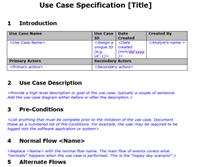 End-to-End UML: Use Case Specification
