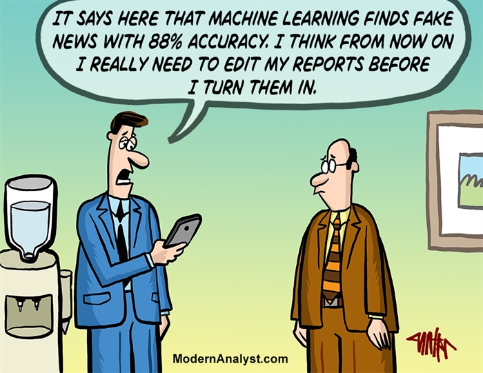 Humor - Cartoon: Machine Learning and the Weekly Status Report
