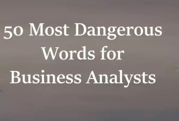 50 Most Dangerous Words for Business Analysts